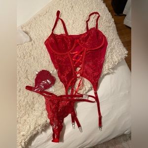 Red lingerie